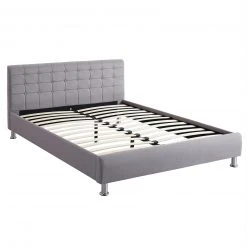 CARO-Möbel Polsterbett CANNES 140x200 cm - Grau -Deutschland Betten Verkäufe 2022 03ca652e8f9840398e619ed587e0e8b3