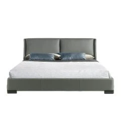 ANGEL CERDA Gepolstertes graues Kunstlederbett -Deutschland Betten Verkäufe 2022 03d6f2c9a35d4cc4a99a8c82e1f829c7