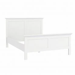 Ebuy24 Venedig Doppelbett 140x190 - Venedig Doppelbett 140x190 cm weiss.