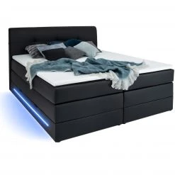 Wonello Boxspringbett Denver - Breite: 160 cm - H3