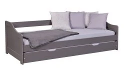 Ebuy24 Leonie einzelbett 90 - Grau