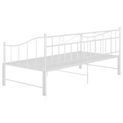 VidaXL Schlafsofa-Gestell - vidaXL Ausziehsofa Bettgestell Weiß Metall 90x200 cm -Deutschland Betten Verkäufe 2022 0efae2beed0942a3b0c7bb86e0601399