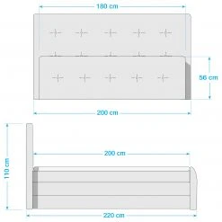 Loftscape Boxspringbett Jansen Antiklederoptik -Deutschland Betten Verkäufe 2022 1000021493 210709 11594100003 SKETCH DETAILS P000000001000021493 sketch