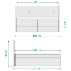 Loftscape Boxspringbett Colider - Microfaser - Braun -Deutschland Betten Verkäufe 2022 1000021843 210709 11594100004 SKETCH DETAILS P000000001000021843 sketch