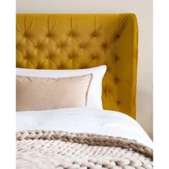 Jack & Alice Polsterbett Monroe Samt - Senfgelb - 180 x 200cm 22 Jack & Alice Polsterbett Monroe Samt - Senfgelb - 180 x 200cm -Deutschland Betten Verkäufe 2022 1000022181 200623 15401600022 DETAILS P000000001000022181