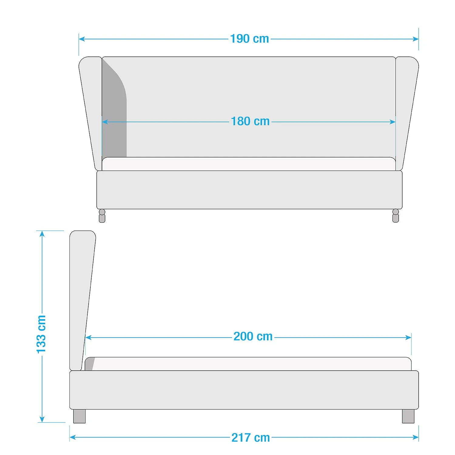 Jack & Alice Polsterbett Monroe Samt - Senfgelb - 180 x 200cm 14 Jack & Alice Polsterbett Monroe Samt - Senfgelb - 180 x 200cm – Bild 12