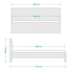 Ars manufacti Massivholzbett Tamati - 180 x 200cm -Deutschland Betten Verkäufe 2022 1000039140 210707 14033700010 SKETCH DETAILS P000000001000039140 sketch
