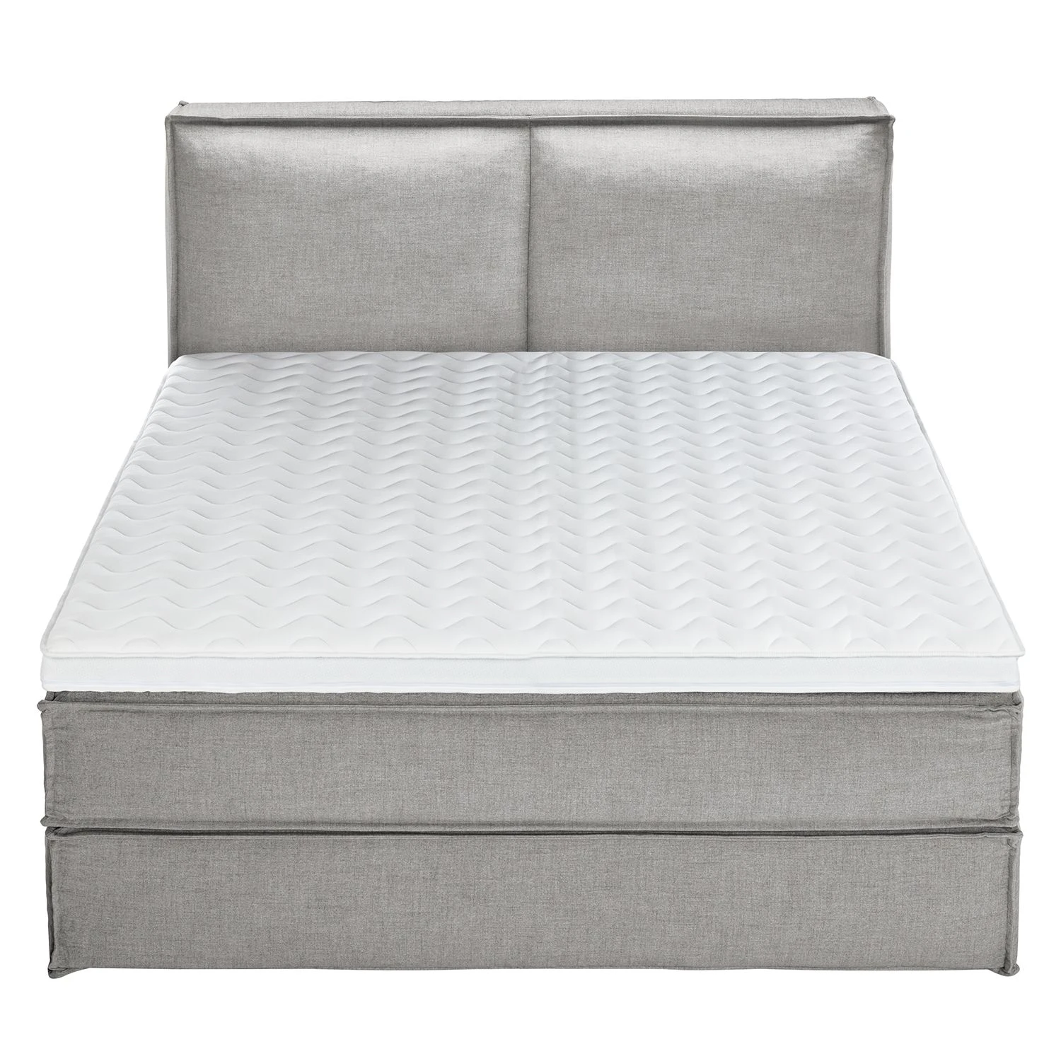 Boxspringbett Kinx - Stoff KINX: Grau - 180 x 200cm - H2 - 130 cm 11 Boxspringbett Kinx - Stoff KINX: Grau - 180 x 200cm - H2 - 130 cm – Bild 9