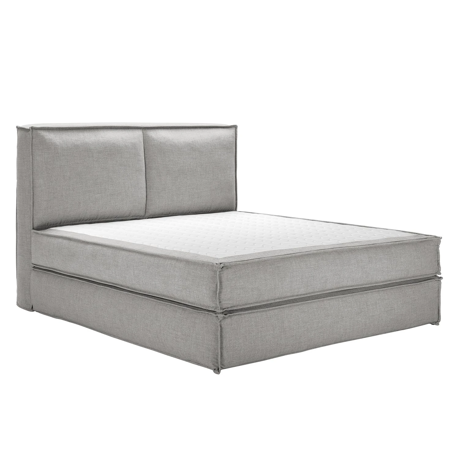 Boxspringbett Kinx - Stoff KINX: Grau - 180 x 200cm - H2 - 130 cm 15 Boxspringbett Kinx - Stoff KINX: Grau - 180 x 200cm - H2 - 130 cm – Bild 13
