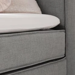 Boxspringbett Kinx - Stoff KINX: Grau - 180 x 200cm - H2 - 130 cm 46 Boxspringbett Kinx - Stoff KINX: Grau - 180 x 200cm - H2 - 130 cm -Deutschland Betten Verkäufe 2022 1000062031 180615 124846153 GALLERYIMAGES P000000001000062031