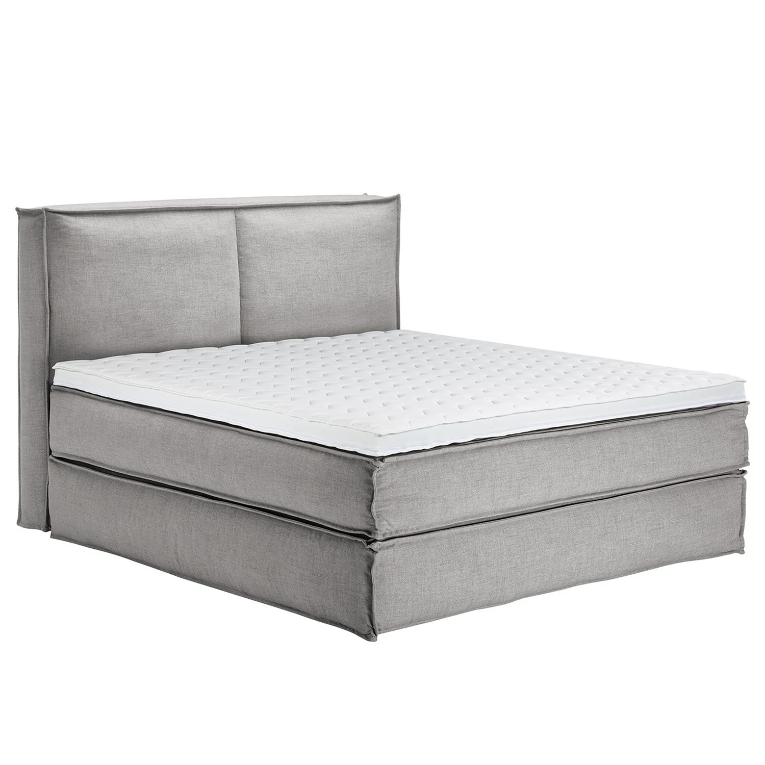 Boxspringbett Kinx - Stoff KINX: Grau - 180 x 200cm - H2 - 130 cm 8 Boxspringbett Kinx - Stoff KINX: Grau - 180 x 200cm - H2 - 130 cm – Bild 6
