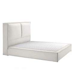 Boxspringbett Kinx - Stoff KINX: Weiß - 180 x 200cm - H2 - 130 cm -Deutschland Betten Verkäufe 2022 1000062032 180615 124849168 GALLERYIMAGES P000000001000062032