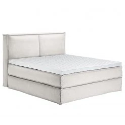 Boxspringbett Kinx - Stoff KINX: Weiß - 180 x 200cm - H2 - 130 cm -Deutschland Betten Verkäufe 2022 1000062032 210726 10044100330 DETAILS P000000001000062032