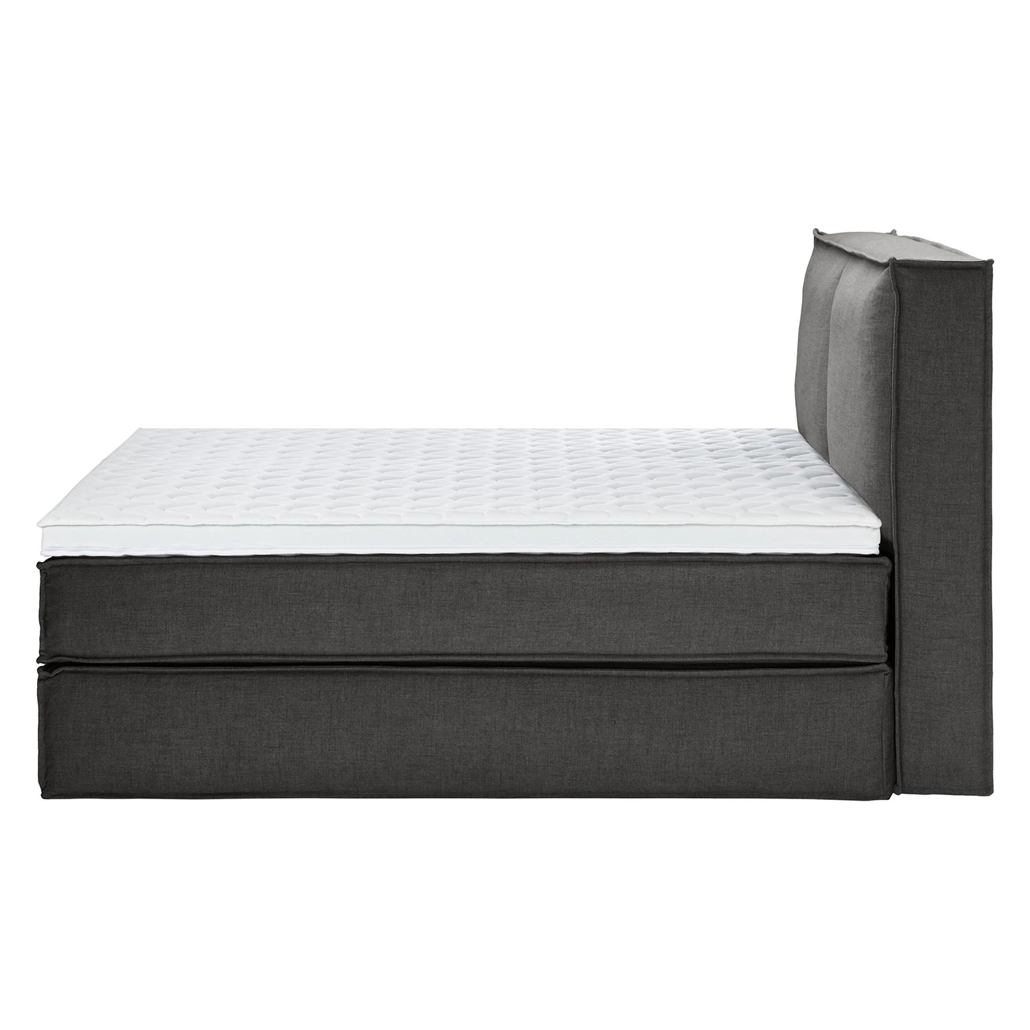 Boxspringbett Kinx - Stoff KINX: Anthrazit - 180 x 200cm - H2 - 130 cm 9 Boxspringbett Kinx - Stoff KINX: Anthrazit - 180 x 200cm - H2 - 130 cm – Bild 7