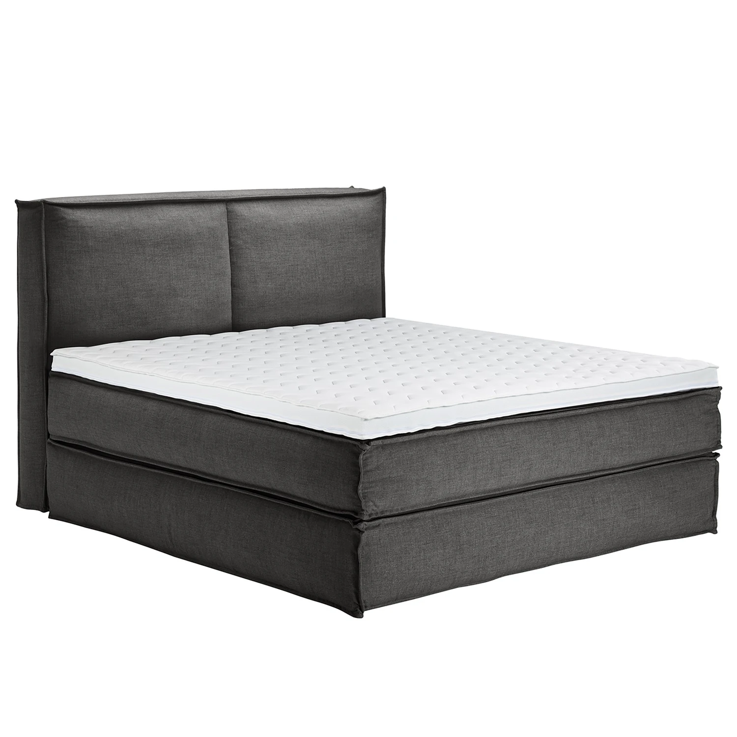 Boxspringbett Kinx - Stoff KINX: Anthrazit - 180 x 200cm - H2 - 130 cm 8 Boxspringbett Kinx - Stoff KINX: Anthrazit - 180 x 200cm - H2 - 130 cm – Bild 6