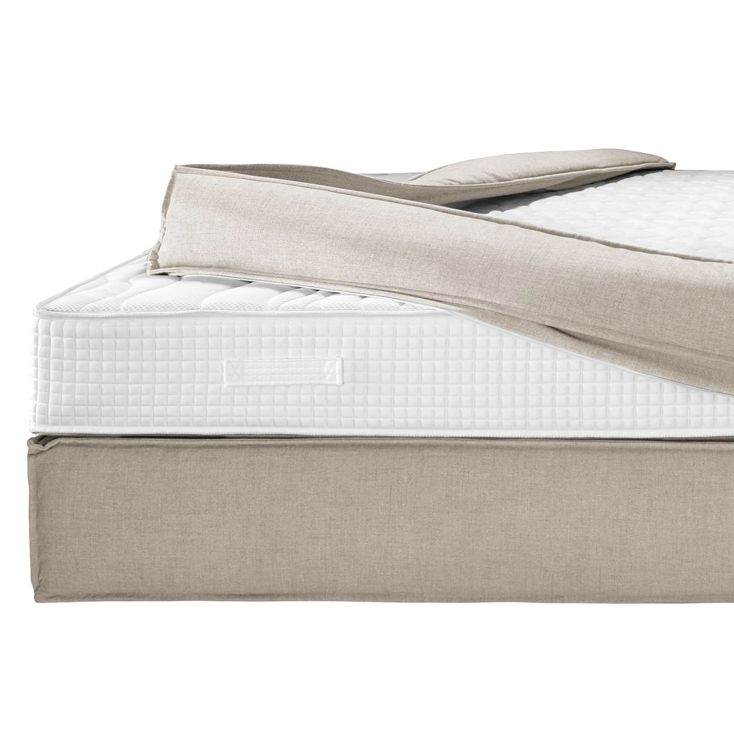 Boxspringbett Kinx - Stoff KINX: Beige - 180 x 200cm - H2 - 130 cm 18 Boxspringbett Kinx - Stoff KINX: Beige - 180 x 200cm - H2 - 130 cm – Bild 16