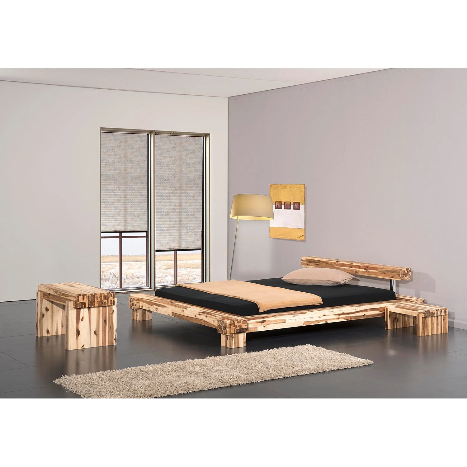 Neue Modular Massivholzbett Cali - 160 x 200cm 5 Neue Modular Massivholzbett Cali - 160 x 200cm – Bild 3