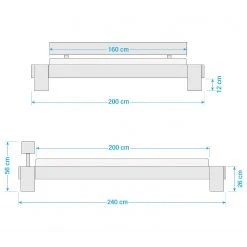 Neue Modular Massivholzbett Cali - 160 x 200cm 27 Neue Modular Massivholzbett Cali - 160 x 200cm -Deutschland Betten Verkäufe 2022 1000070058 210702 16331100027 SKETCH DETAILS P000000001000070058 sketch