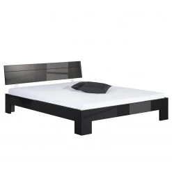Neue Modular Doppelbett Perleto - Hochglanz Schwarz - 140 x 200cm -Deutschland Betten Verkäufe 2022 1000070098 210720 10473100009 DETAILS P000000001000070098