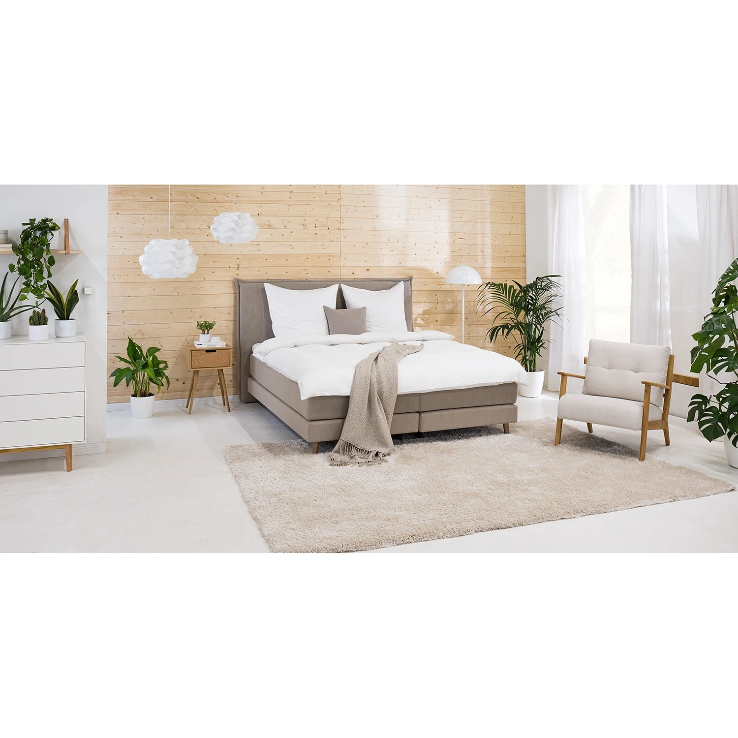 Mørteens Boxspringbett Avellino I - Schlamm - 180 x 200cm 3 Mørteens Boxspringbett Avellino I - Schlamm - 180 x 200cm – Bild 2
