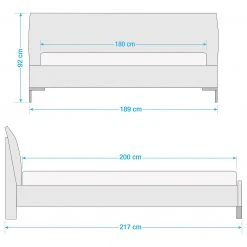 Wiemann Futonbett Chicago - Creme - 180 x 200cm -Deutschland Betten Verkäufe 2022 1000103256 210803 15310700012 SKETCH DETAILS P000000001000103256 sketch
