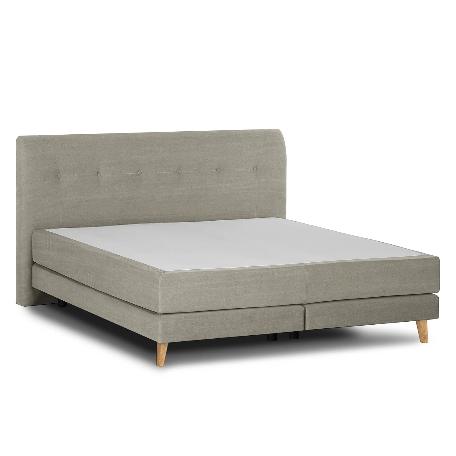 Mørteens Boxspringbett Mälby - Beige - 200 x 200cm 6 Mørteens Boxspringbett Mälby - Beige - 200 x 200cm – Bild 4
