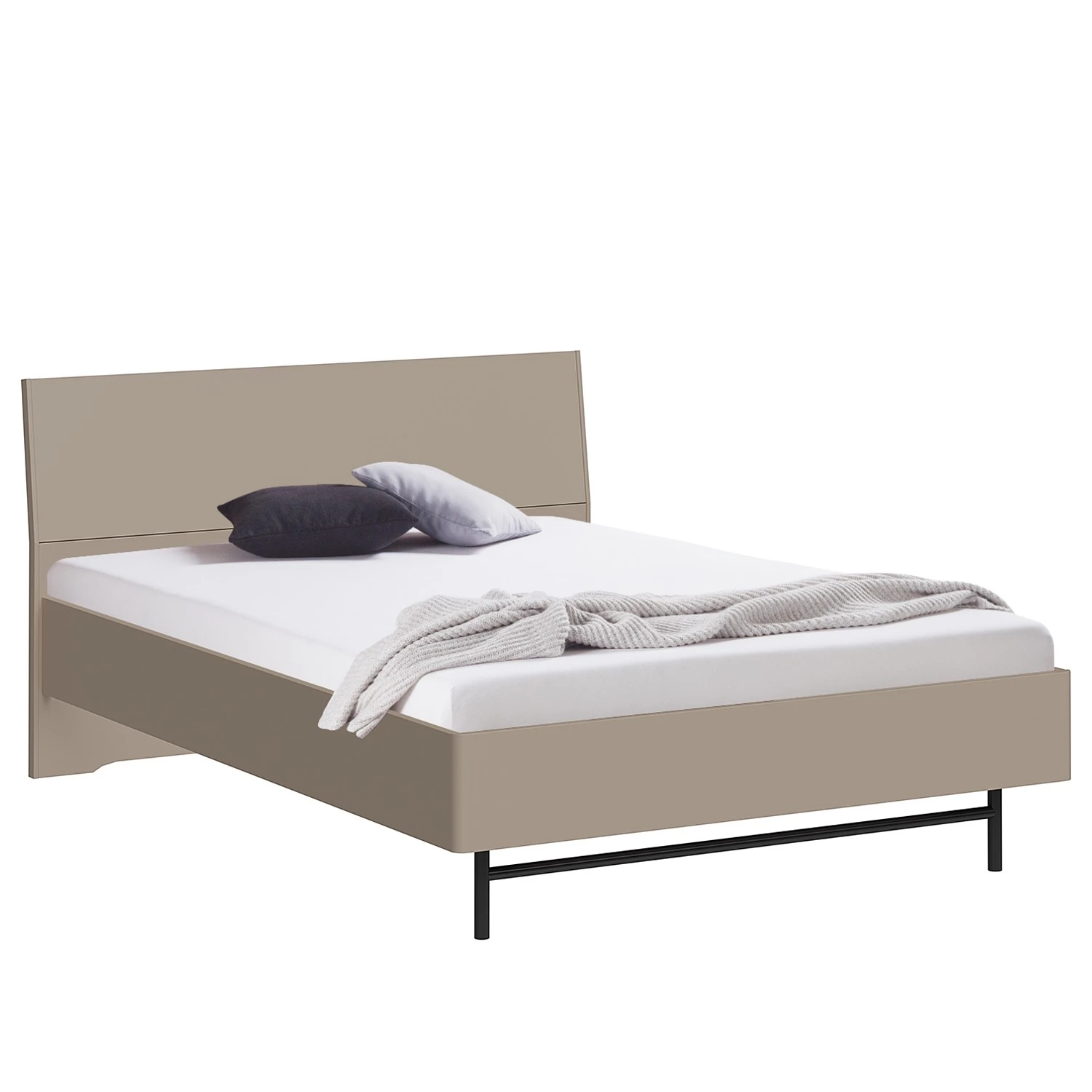 Schöner Wohnen Kollektion Bett Monteo II - Steingrau 3 Schöner Wohnen Kollektion Bett Monteo II - Steingrau