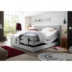 Loftscape Boxspringbett Jamana - motorisch verstellbar - inkl. Topper - Webstoff - Lichtgrau -Deutschland Betten Verkäufe 2022 1000123096 181115 15385108 MOOD GALLERYIMAGES P000000001000123096 mood