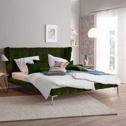 Studio Copenhagen Polsterbett Neo Samt - Antikgrün - 180 x 200cm -Deutschland Betten Verkäufe 2022 1000123186 181105 16013624 MOOD GALLERYIMAGES P000000001000123186 mood