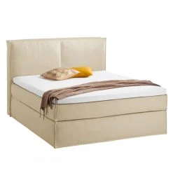 Eva Padberg Collection Boxspringbett Kinx - Baumwollstoff - Sand