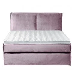 Boxspringbett Kinx - Samt Fraya: Mauve - 180 x 200cm - H2 - 130 cm -Deutschland Betten Verkäufe 2022 1000125271 180905 10222335 GALLERYIMAGES P000000001000125271