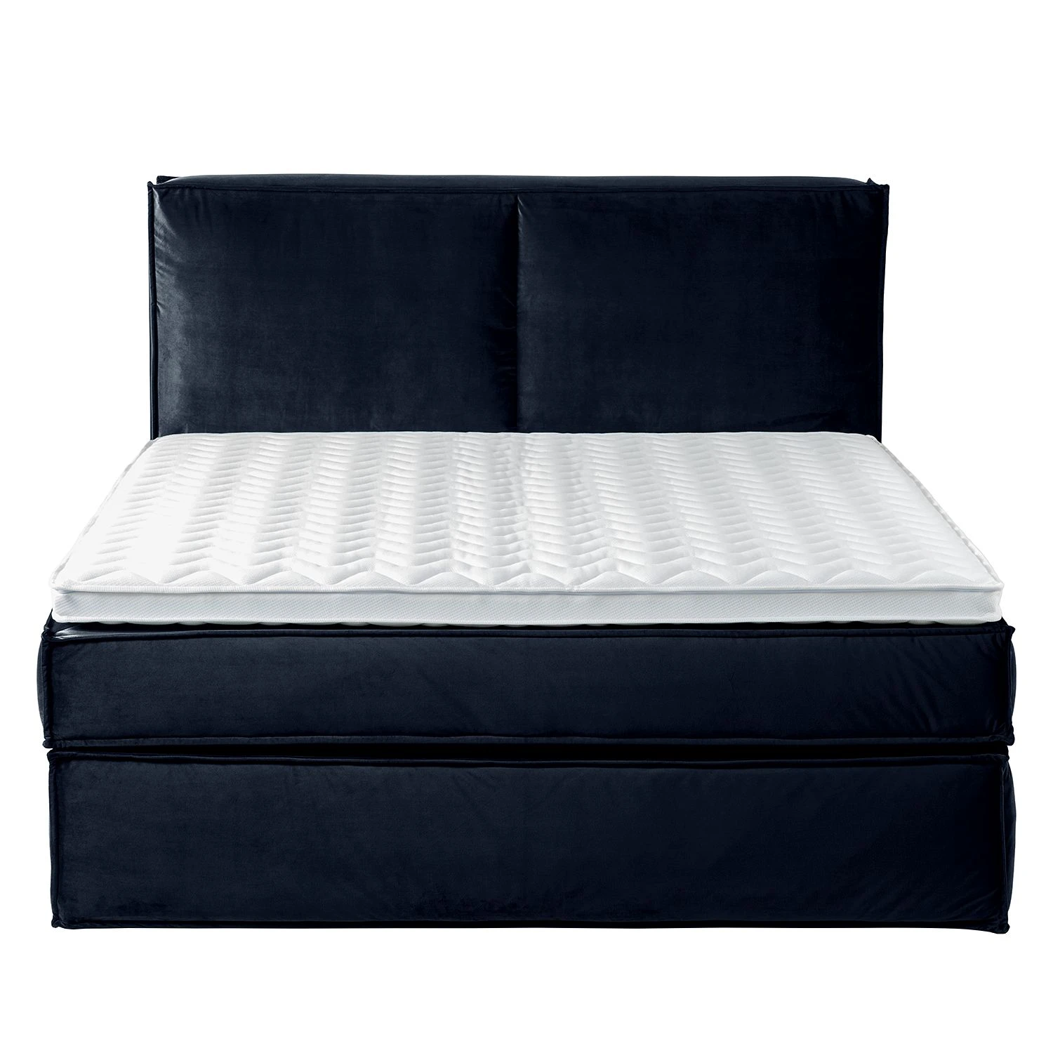 Boxspringbett Kinx - Samt Fraya: Marineblau - 180 x 200cm - H2 - 130 cm 10 Boxspringbett Kinx - Samt Fraya: Marineblau - 180 x 200cm - H2 - 130 cm – Bild 8
