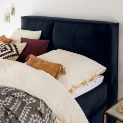Boxspringbett Kinx - Samt Fraya: Marineblau - 180 x 200cm - H2 - 130 cm 34 Boxspringbett Kinx - Samt Fraya: Marineblau - 180 x 200cm - H2 - 130 cm -Deutschland Betten Verkäufe 2022 1000125281 180914 15111119 GALLERYIMAGES P000000001000125281
