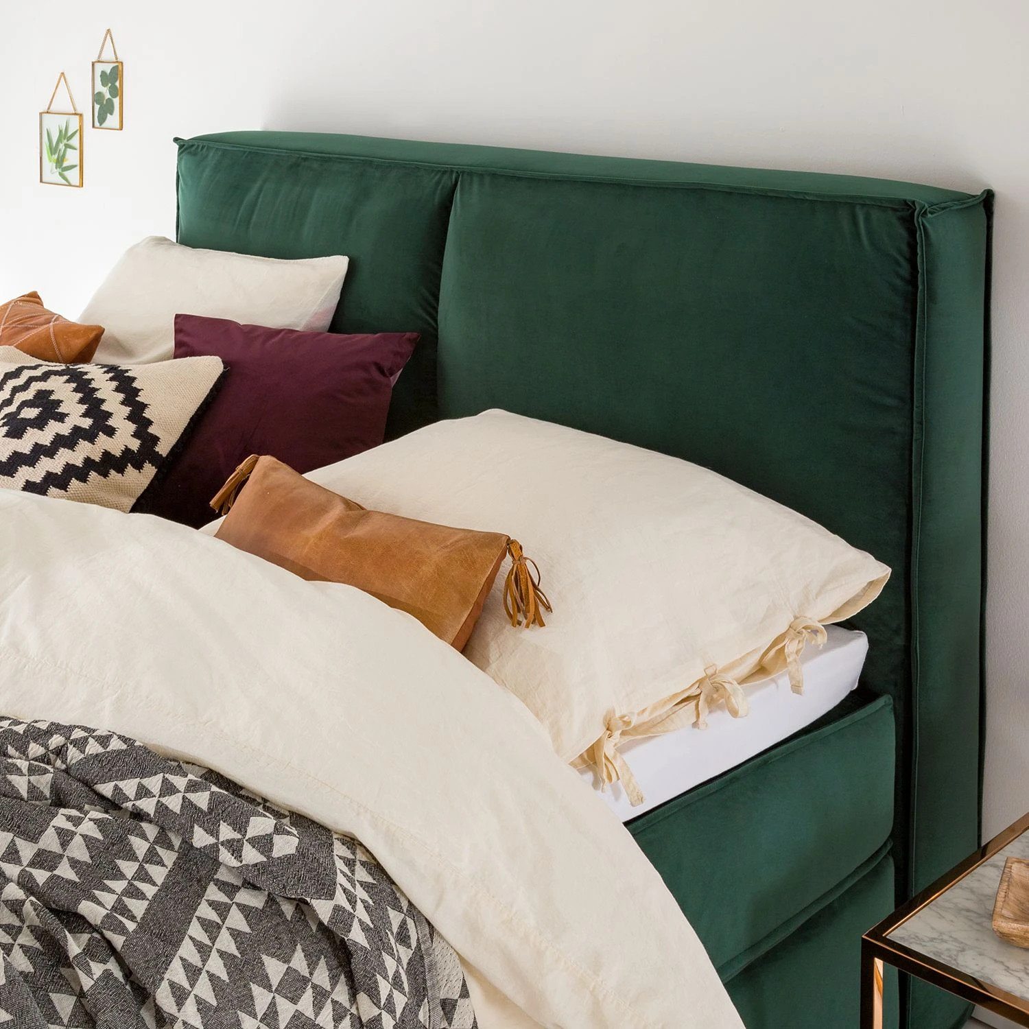 Boxspringbett Kinx - Samt Fraya: Teichgrün - 180 x 200cm - H2 - 130 cm 15 Boxspringbett Kinx - Samt Fraya: Teichgrün - 180 x 200cm - H2 - 130 cm – Bild 13