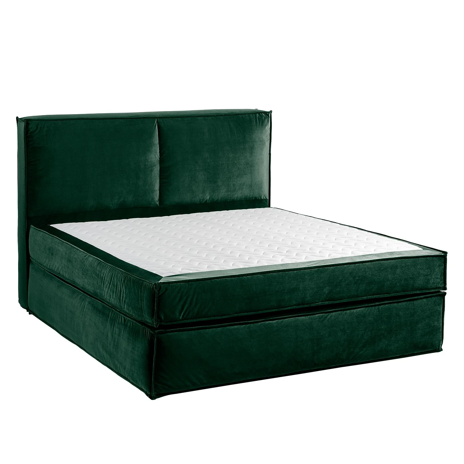 Boxspringbett Kinx - Samt Fraya: Teichgrün - 180 x 200cm - H2 - 130 cm 10 Boxspringbett Kinx - Samt Fraya: Teichgrün - 180 x 200cm - H2 - 130 cm – Bild 8