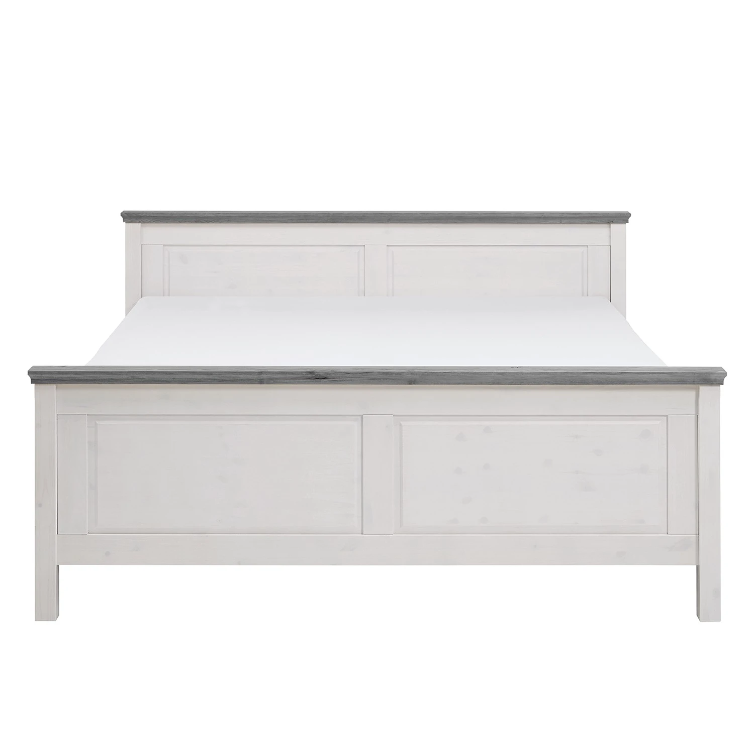 Maison Belfort Massivholzbett Bergen - Kiefer Weiß / Kiefer Grau - 140 x 200cm 8 Maison Belfort Massivholzbett Bergen - Kiefer Weiß / Kiefer Grau - 140 x 200cm – Bild 6