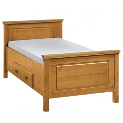 Maison Belfort Massivholzbett Bergen - Kiefer Laugenfarbig - 100 x 200cm -Deutschland Betten Verkäufe 2022 1000125648 211122 08324002232 DETAILS P000000001000125648