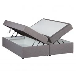 Polsterbett KiYDOO (inkl. Bettkasten) - Webstoff - Grau - 160 x 200cm - Ohne Kopfteil -Deutschland Betten Verkäufe 2022 1000126689 180807 16133909 GALLERYIMAGES P000000001000126689