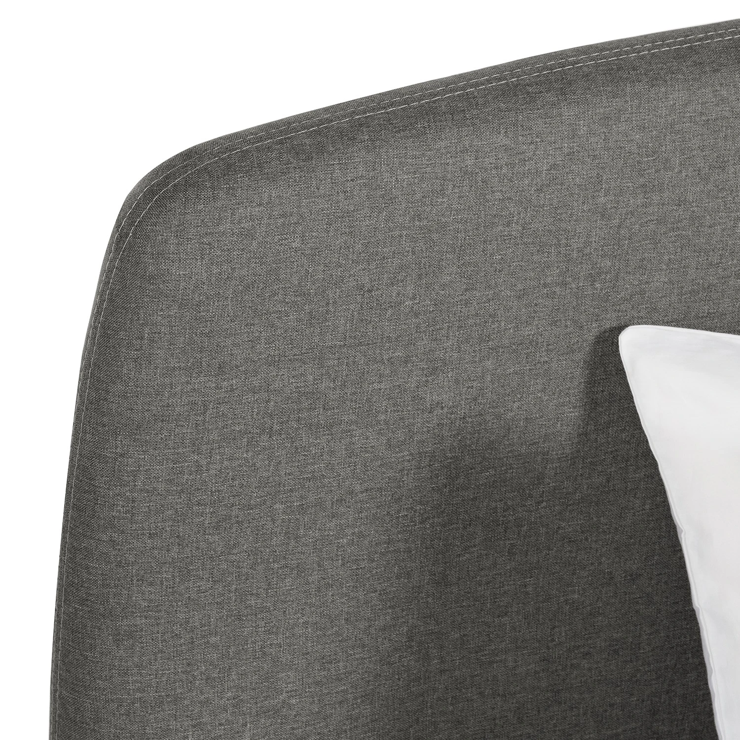 Mørteens Polsterbett Belmonte - Webstoff / Gummibaum massiv - Hellgrau 15 Mørteens Polsterbett Belmonte - Webstoff / Gummibaum massiv - Hellgrau – Bild 13