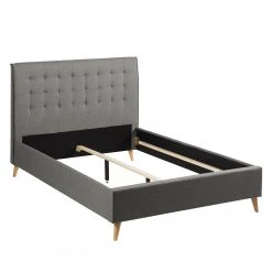 Mørteens Polsterbett Almonte - Webstoff / Gummibaum massiv - Hellgrau -Deutschland Betten Verkäufe 2022 1000131989 191031 06223900020 DETAILS P000000001000131989