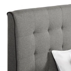 Mørteens Polsterbett Almonte - Webstoff / Gummibaum massiv - Hellgrau -Deutschland Betten Verkäufe 2022 1000131989 191031 06223900022 DETAILS P000000001000131989