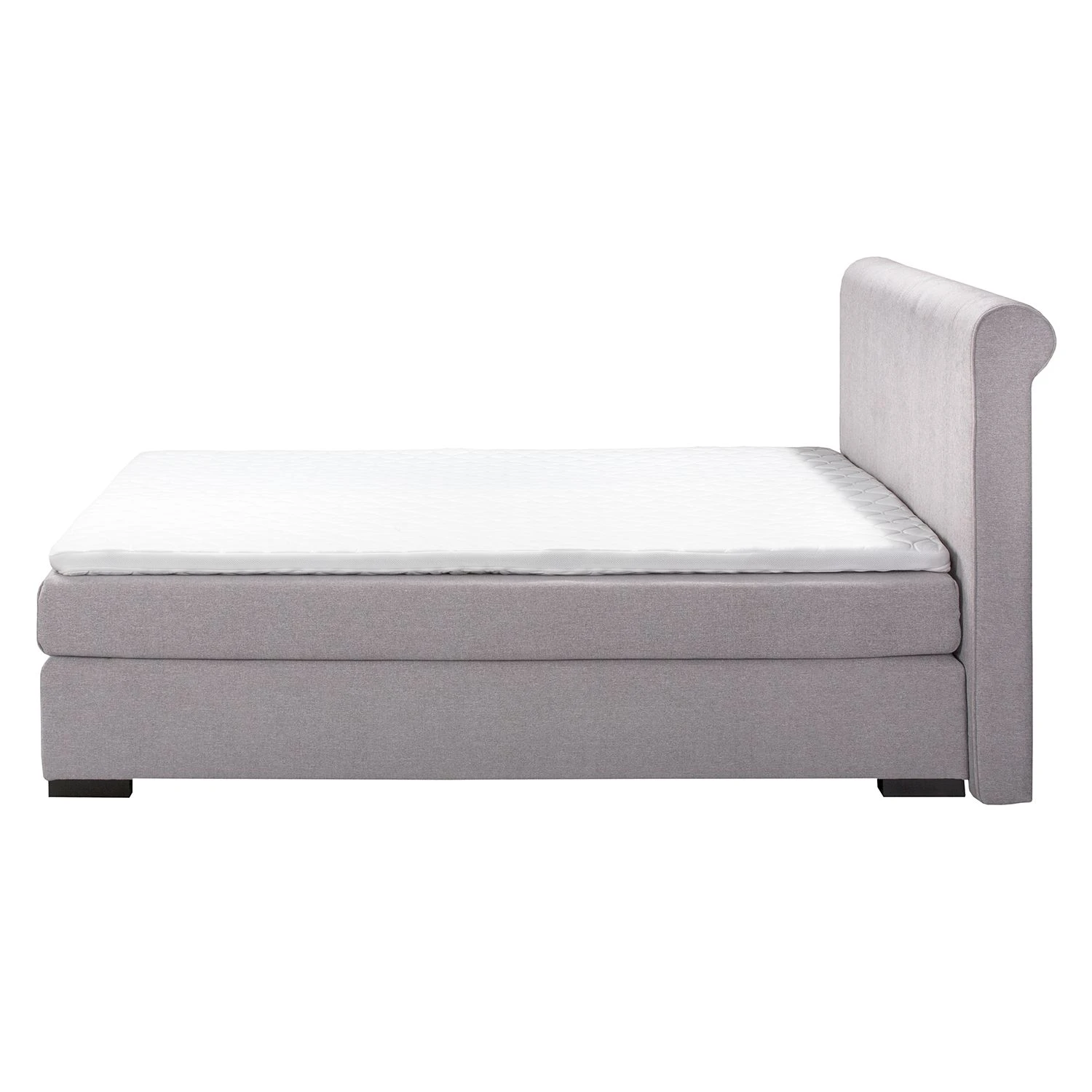 Maison Belfort Boxspringbett Willard - Strukturstoff - Grau - 140 x 200cm 5 Maison Belfort Boxspringbett Willard - Strukturstoff - Grau - 140 x 200cm – Bild 3