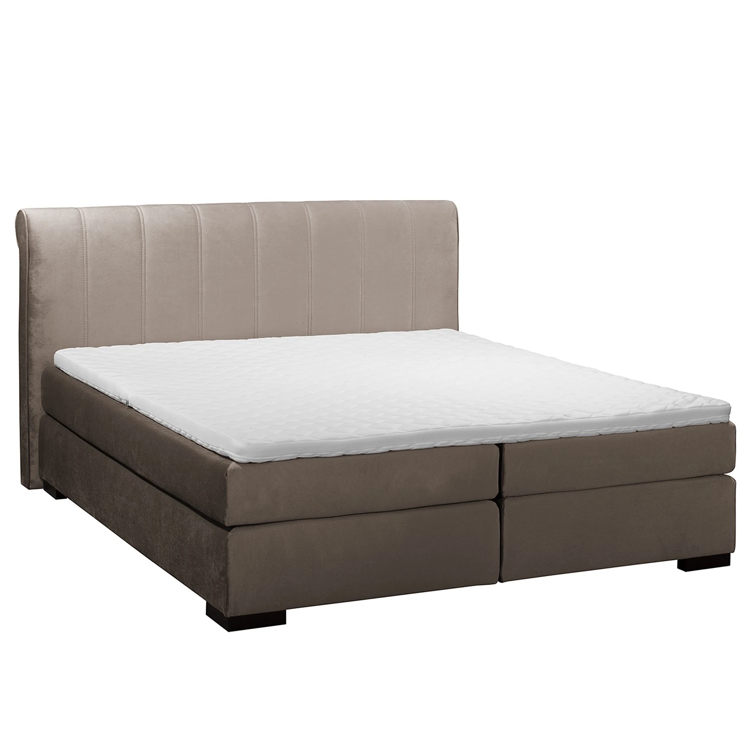 Maison Belfort Boxspringbett Willard I - Webstoff - Taupe - 140 x 200cm 18 Maison Belfort Boxspringbett Willard I - Webstoff - Taupe - 140 x 200cm – Bild 16