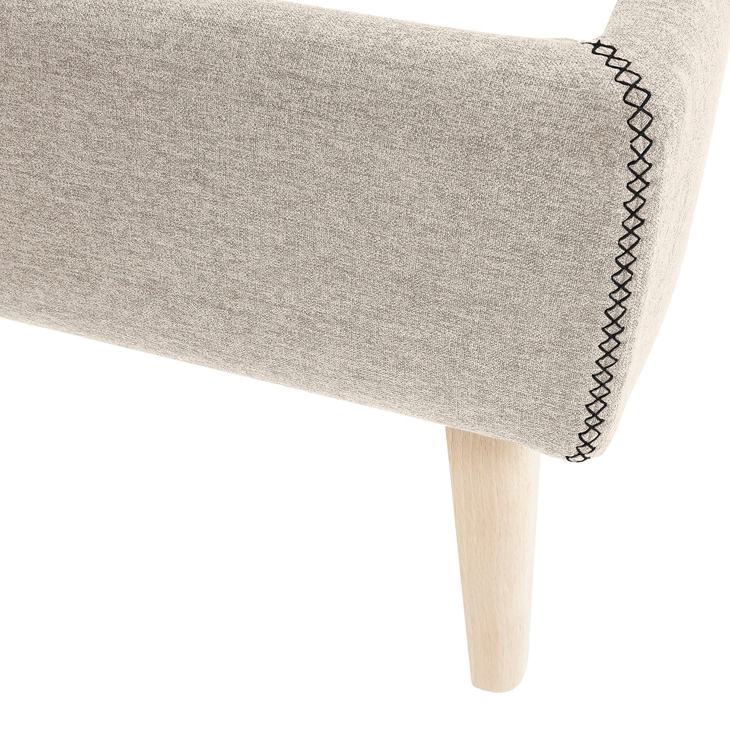 Norrwood Polsterbett Feda - Webstoff - 160 x 200cm - Beige meliert 7 Norrwood Polsterbett Feda - Webstoff - 160 x 200cm - Beige meliert – Bild 5