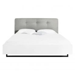 Bett SKØP VII - Hellgrau / Weiß - 140 x 200cm -Deutschland Betten Verkäufe 2022 1000142448 181116 132655173 GALLERYIMAGES P000000001000142448