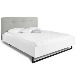 Bett SKØP VII - Hellgrau / Weiß - 140 x 200cm -Deutschland Betten Verkäufe 2022 1000142448 210810 16174700463 DETAILS P000000001000142448