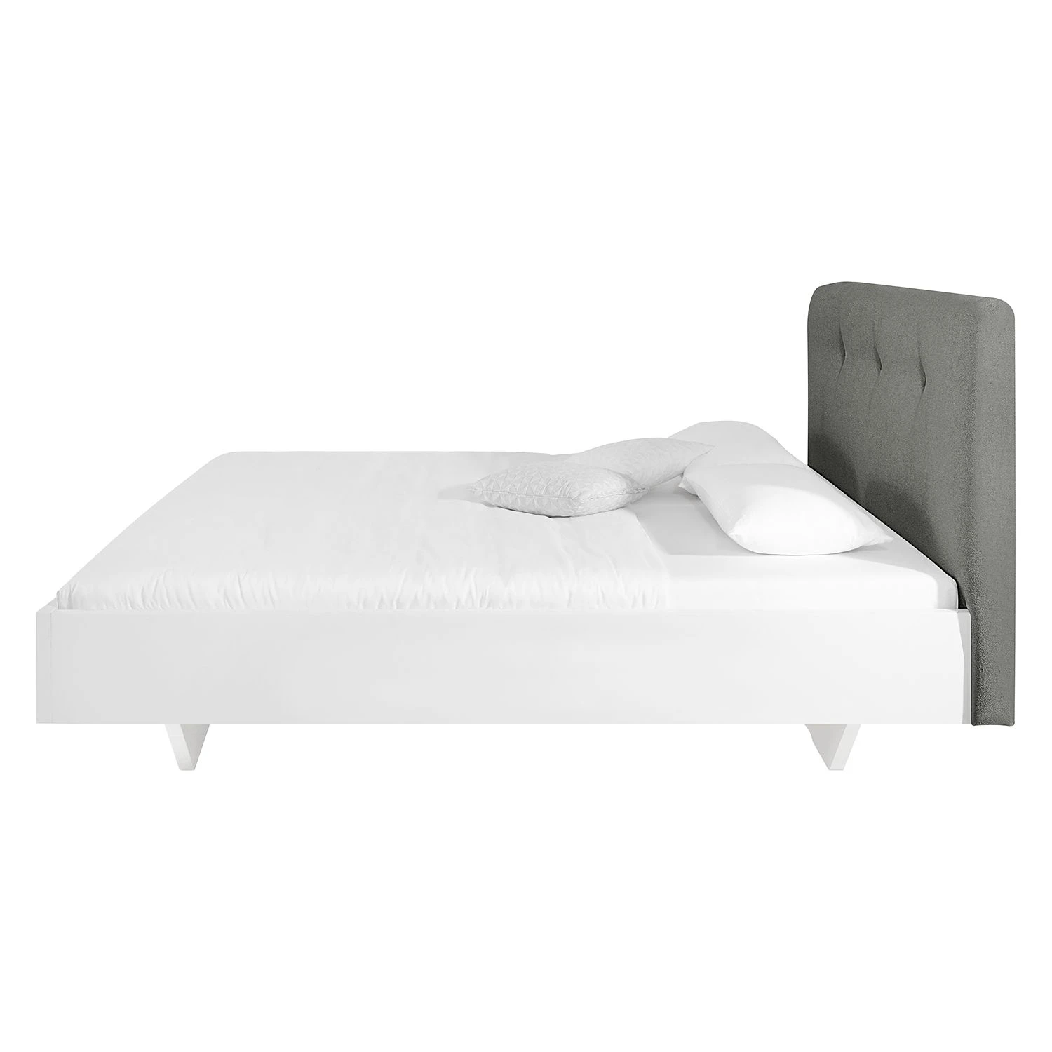 Bett SKØP IV - Dunkelgrau / Weiß - 140 x 200cm 4 Bett SKØP IV - Dunkelgrau / Weiß - 140 x 200cm – Bild 2