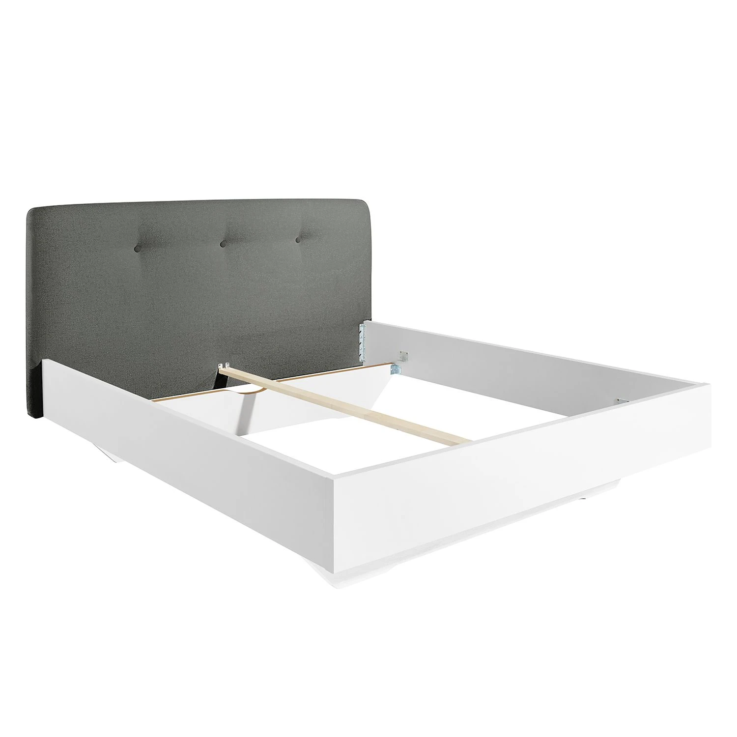 Bett SKØP IV - Dunkelgrau / Weiß - 140 x 200cm 6 Bett SKØP IV - Dunkelgrau / Weiß - 140 x 200cm – Bild 4