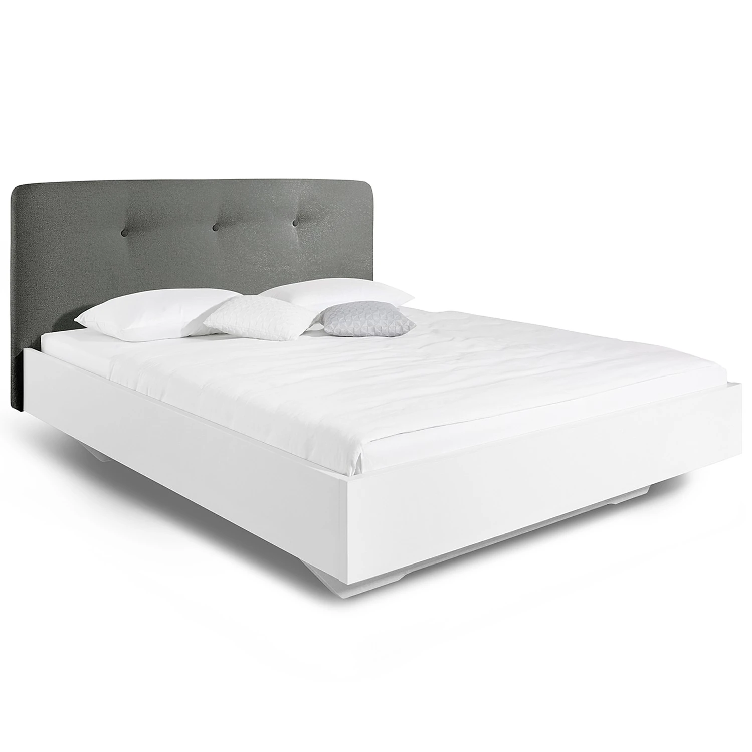 Bett SKØP IV - Dunkelgrau / Weiß - 140 x 200cm 12 Bett SKØP IV - Dunkelgrau / Weiß - 140 x 200cm – Bild 10