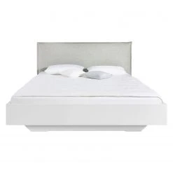 Bett SKØP - Hellgrau / Weiß - 160 x 200cm -Deutschland Betten Verkäufe 2022 1000142647 181129 13195200002 GALLERYIMAGES P000000001000142647